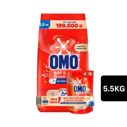 Bột giặt omo 5.5 kg